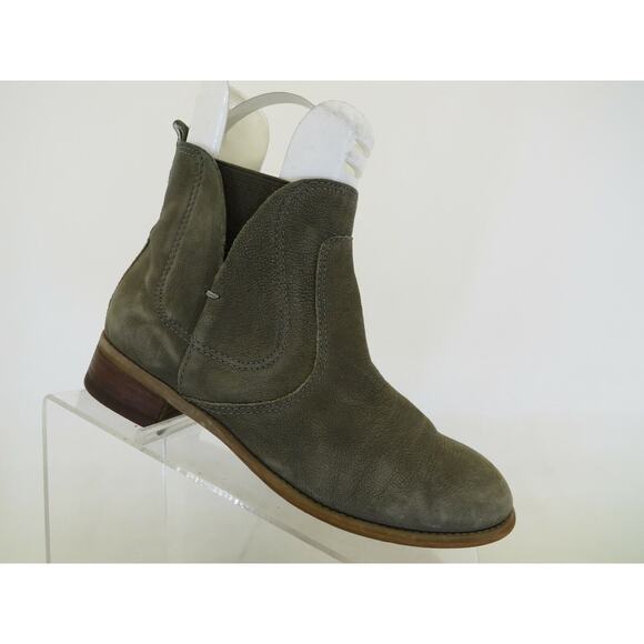 NINE WEST Womens Brown Leather Ankle Fashion Boots Booties Size 6 M - Picture 1 of 11